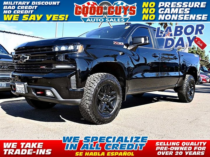 2020 CHEVROLET SILVERADO 1500 CREW CAB for sale in SAN DIEGO