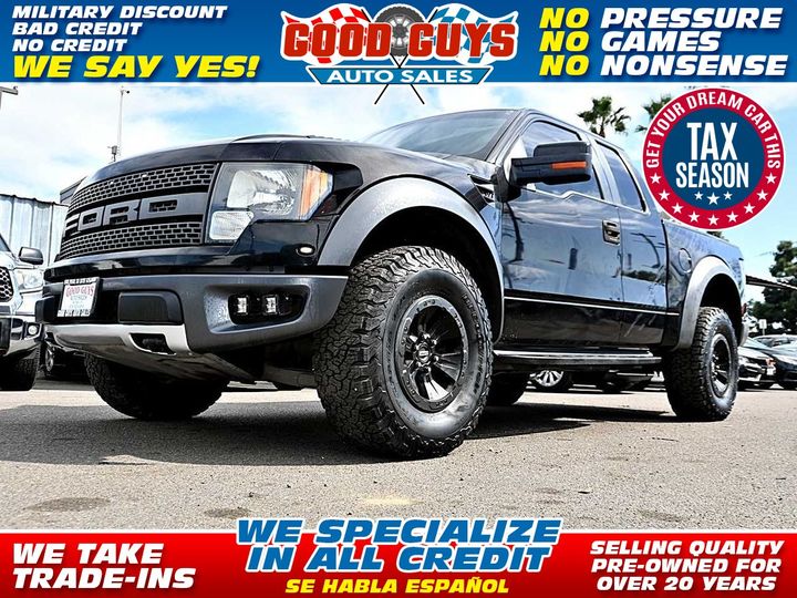 2010 FORD F150 SUPER CAB for sale in SAN DIEGO