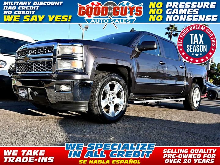 2015 CHEVROLET SILVERADO 1500 CREW CAB for sale in SAN DIEGO