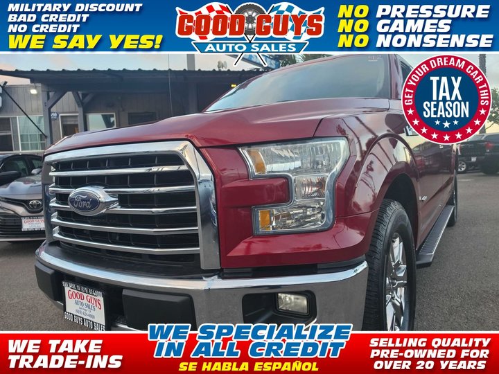 2015 FORD F150 SUPERCREW CAB for sale in SAN DIEGO