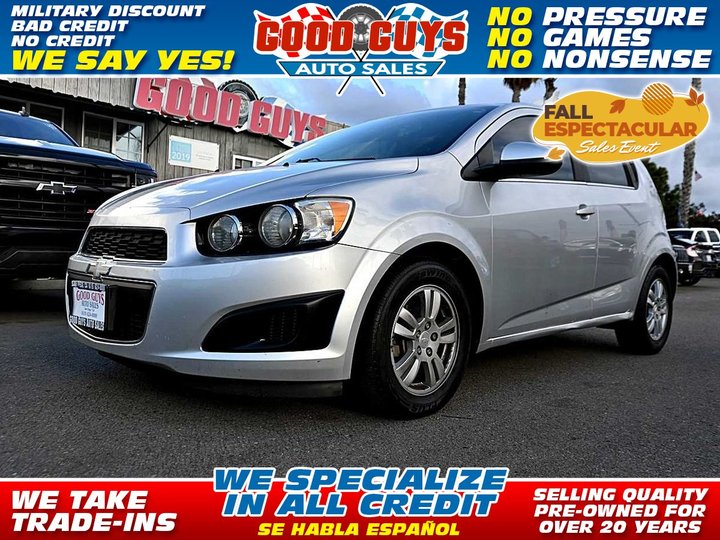 2015 CHEVROLET SONIC for sale in SAN DIEGO