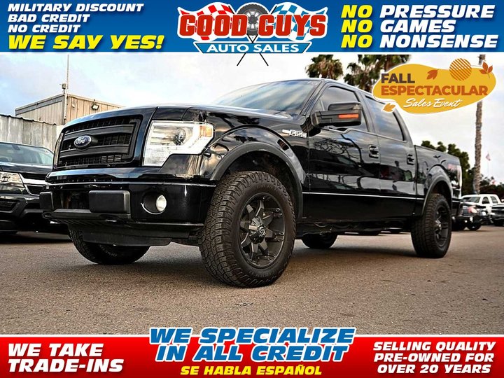 2013 FORD F150 SUPERCREW CAB for sale in SAN DIEGO