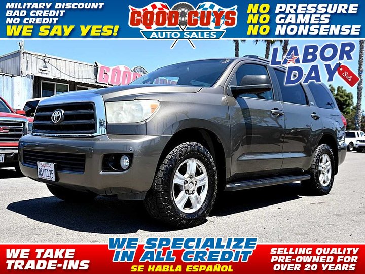 2012 TOYOTA SEQUOIA for sale in SAN DIEGO