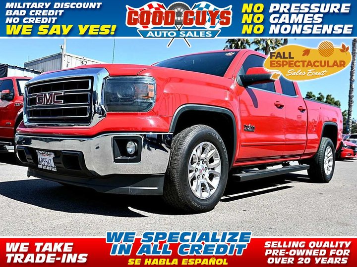 2014 GMC SIERRA 1500 DOUBLE CAB for sale in SAN DIEGO