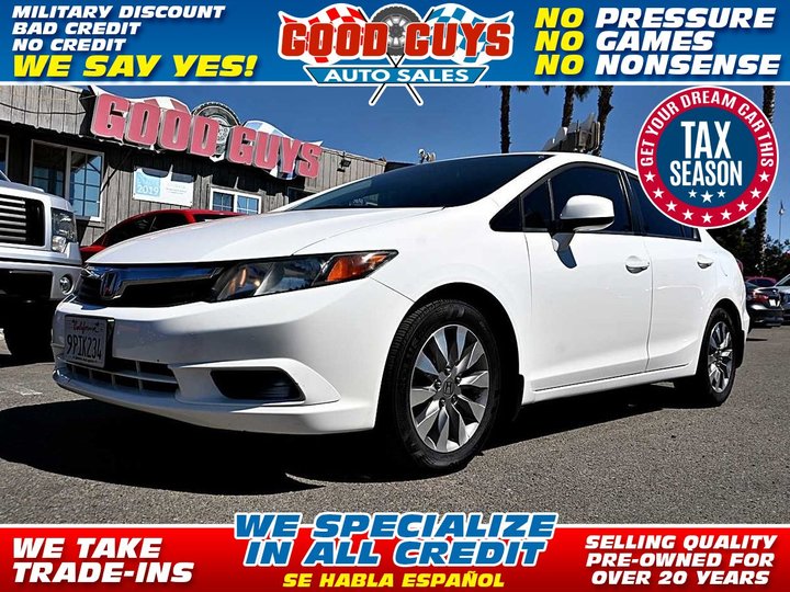 2012 HONDA CIVIC for sale in SAN DIEGO