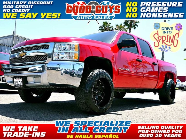 2013 CHEVROLET SILVERADO 1500 CREW CAB for sale in SAN DIEGO