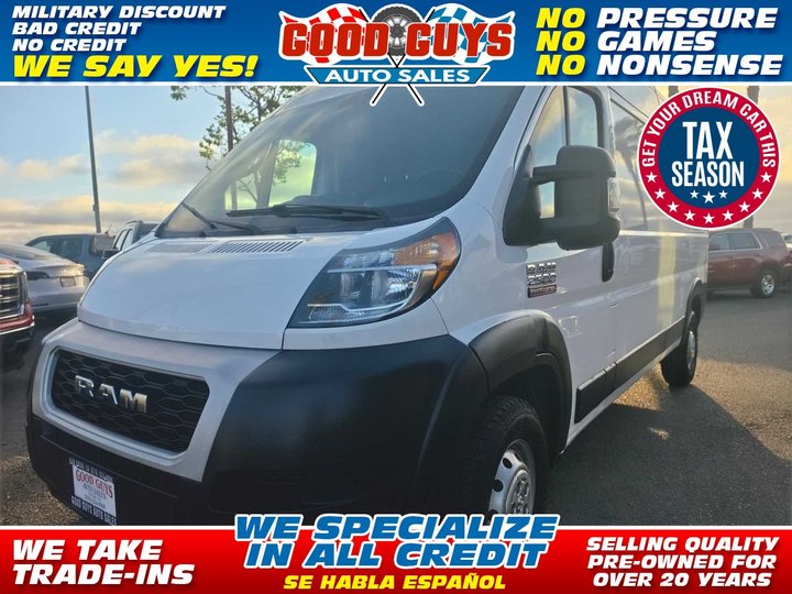 2021 RAM PROMASTER CARGO VAN for sale in SAN DIEGO