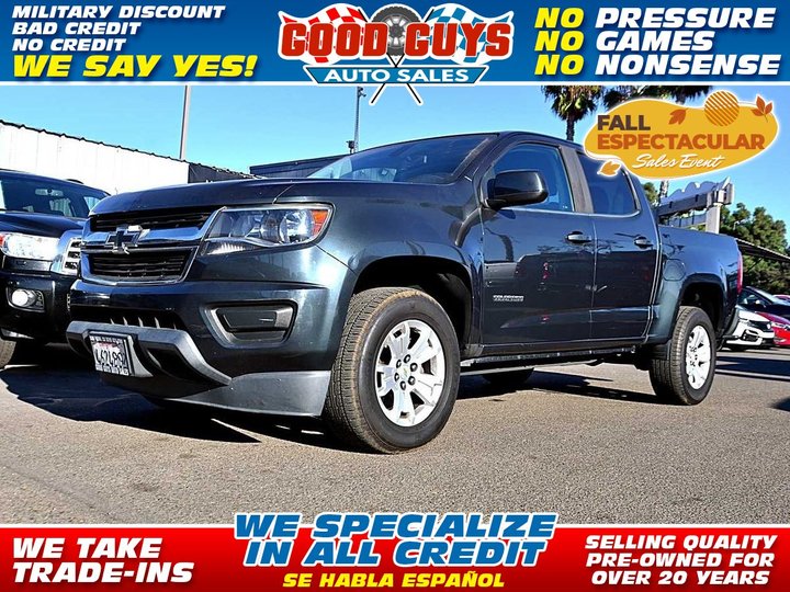 2017 CHEVROLET COLORADO CREW CAB for sale in SAN DIEGO