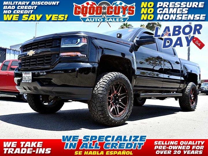 2017 CHEVROLET SILVERADO 1500 CREW CAB for sale in SAN DIEGO
