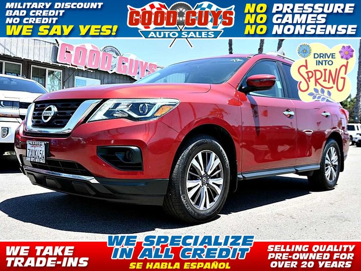 2017 NISSAN PATHFINDER for sale in SAN DIEGO