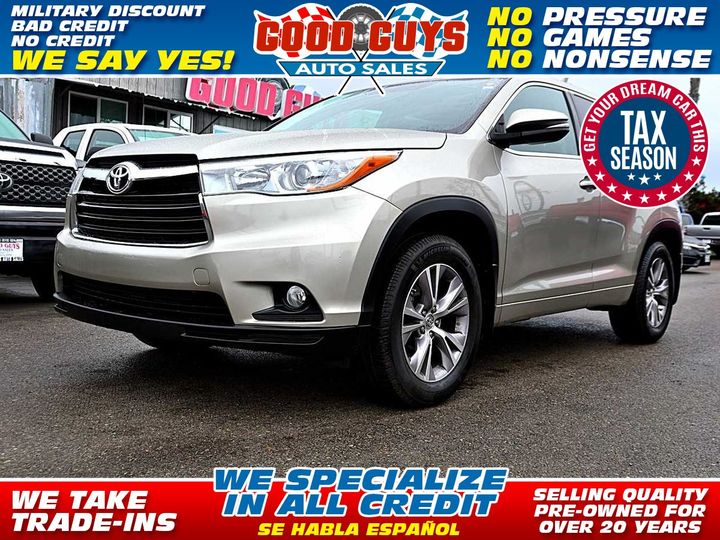 2015 TOYOTA HIGHLANDER for sale in SAN DIEGO