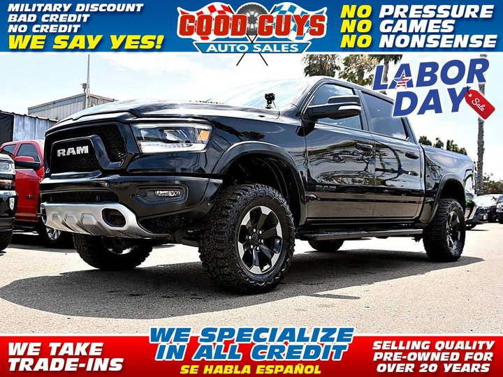 2019 RAM 1500 CREW CAB for sale in SAN DIEGO