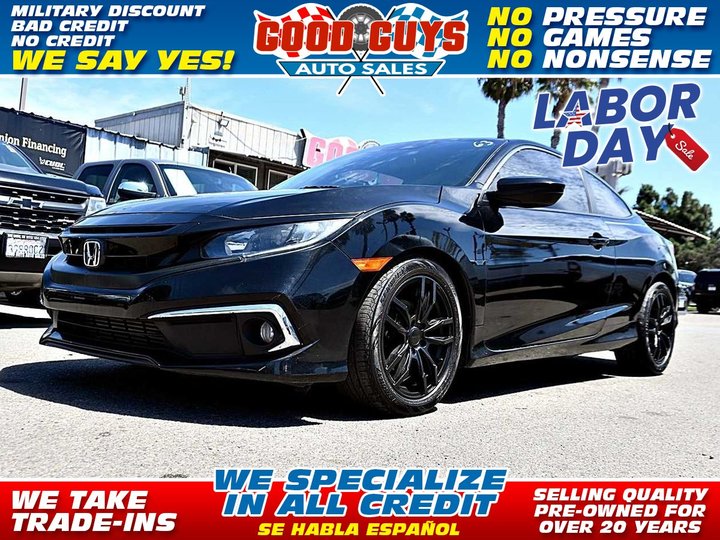 2019 HONDA CIVIC for sale in SAN DIEGO
