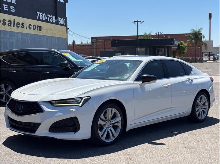 WHITE, 2021 ACURA TLX for sale 
