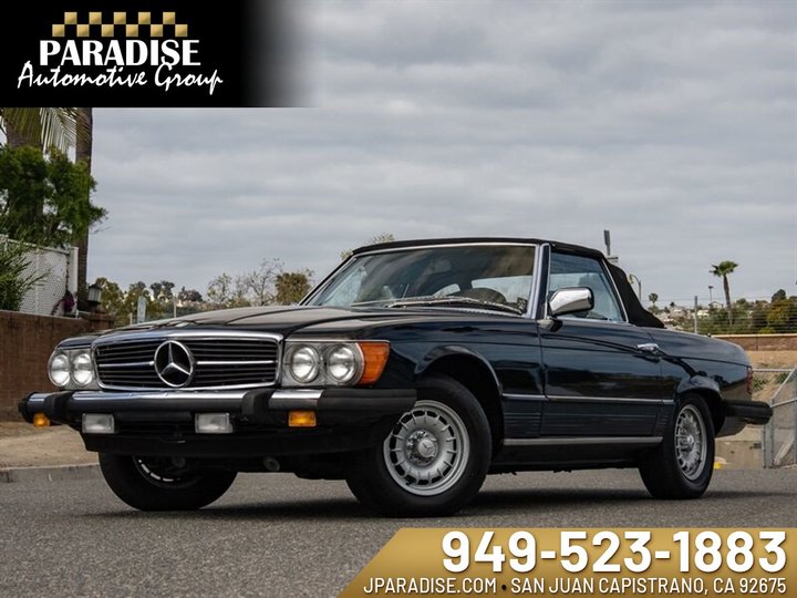 BLACK, 1985 MERCEDES-BENZ 380-CLASS Image 