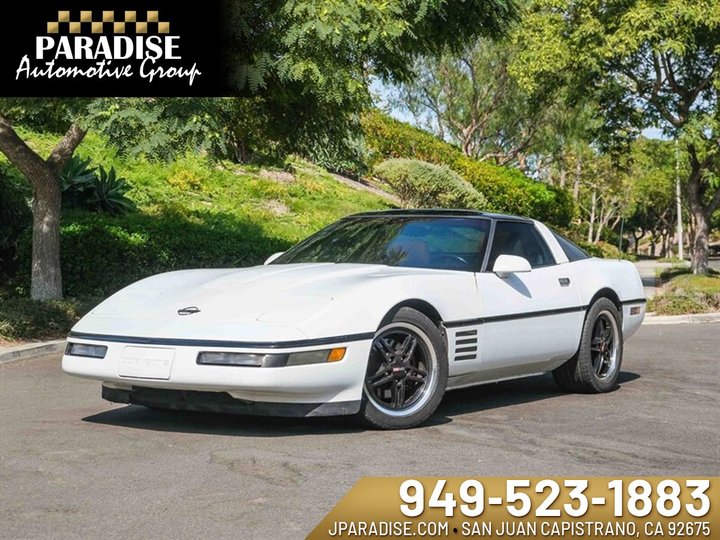 WHITE, 1992 CHEVROLET CORVETTE Image 