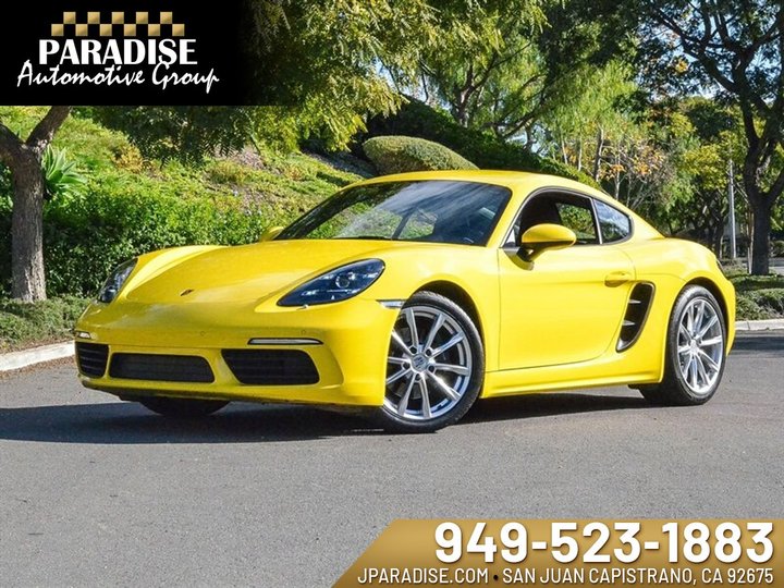 YELLOW, 2022 PORSCHE 718 CAYMAN Image 