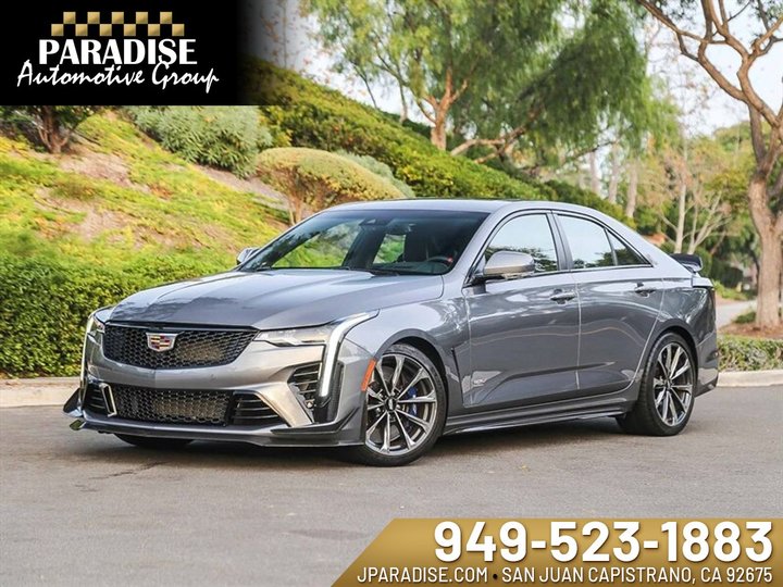 GRAY, 2022 CADILLAC CT4-V Image 