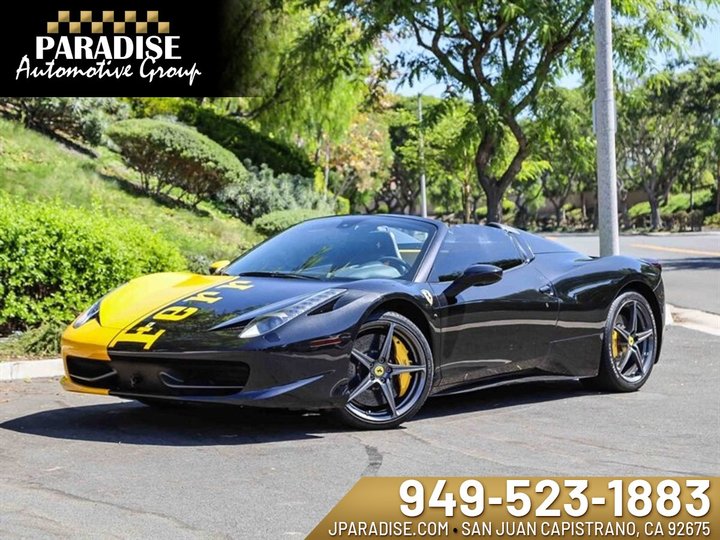 2013 FERRARI 458 SPIDER for sale in SAN JUAN CAPISTRANO