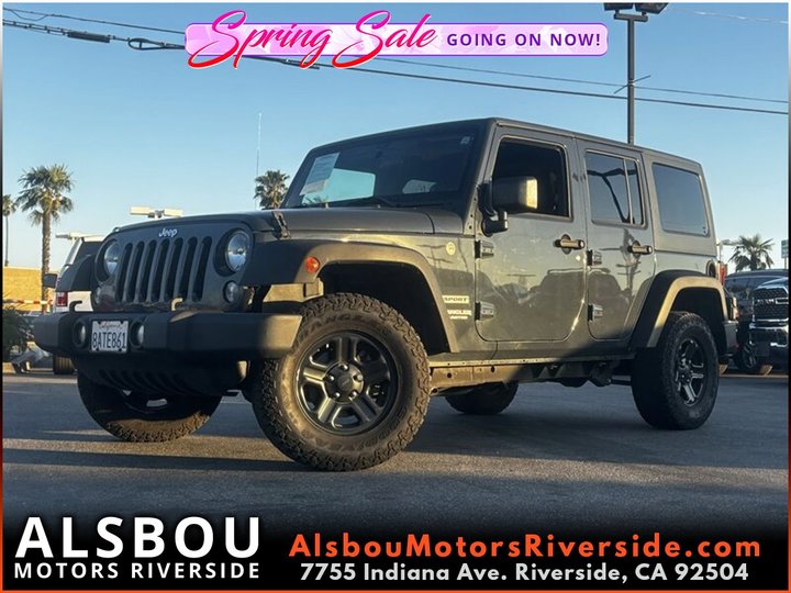 2017 JEEP WRANGLER UNLIMITED for sale in RIVERSIDE