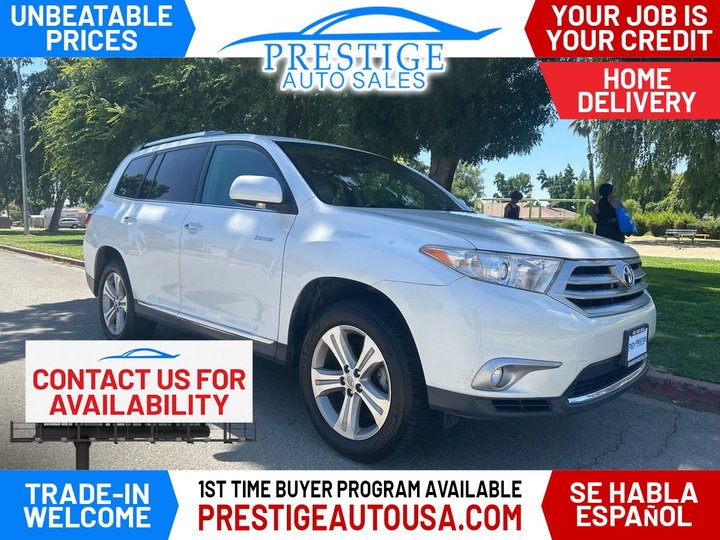 2013 TOYOTA HIGHLANDER for sale in BAKERSFIELD