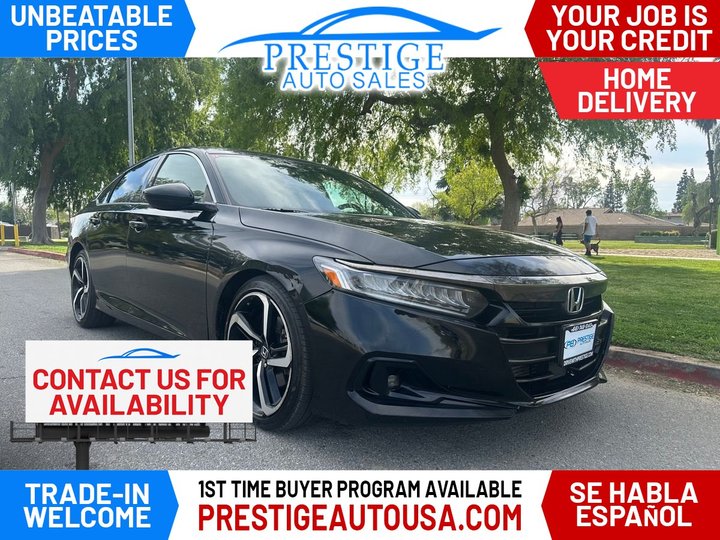 2021 HONDA ACCORD for sale in BAKERSFIELD