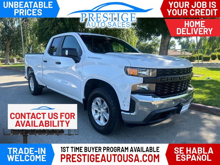 2021 CHEVROLET SILVERADO 1500 DOUBLE CAB for sale in BAKERSFIELD