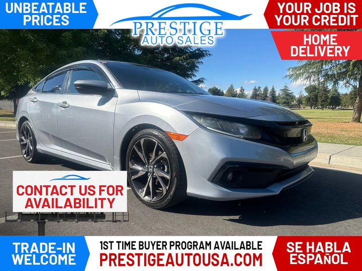 2019 HONDA CIVIC for sale in BAKERSFIELD