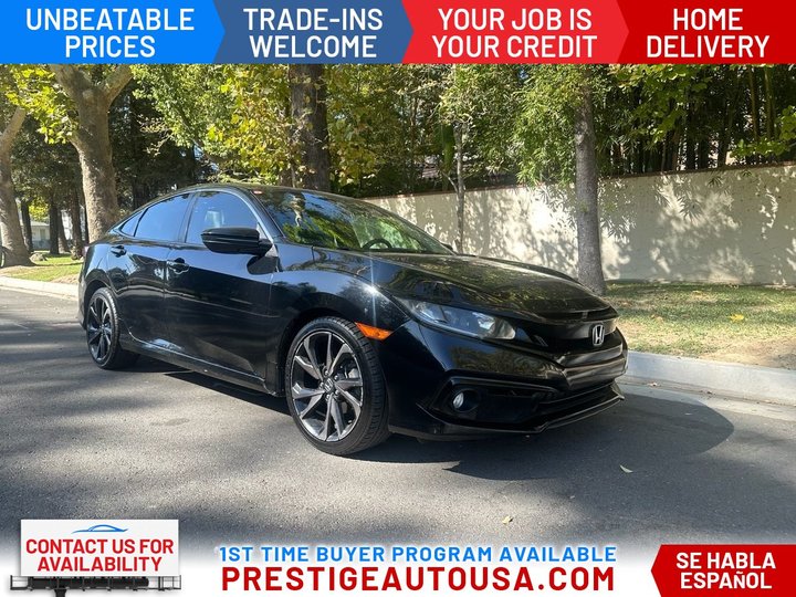 2021 HONDA CIVIC for sale in BAKERSFIELD