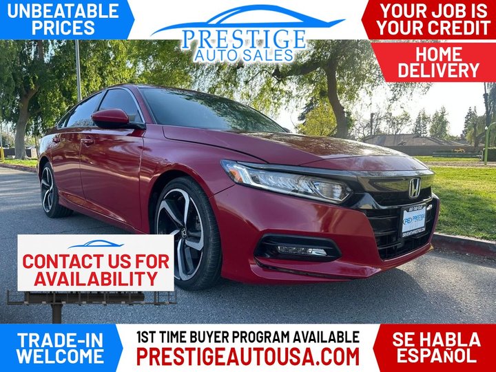 2019 HONDA ACCORD for sale in BAKERSFIELD