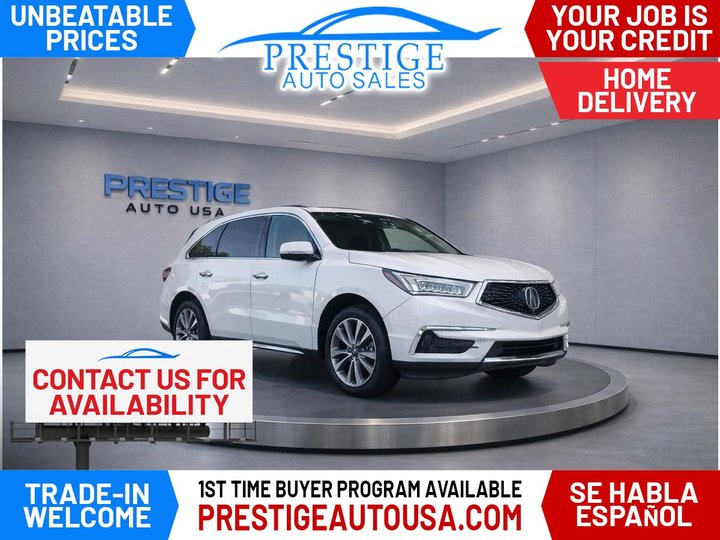 2018 ACURA MDX for sale in BAKERSFIELD