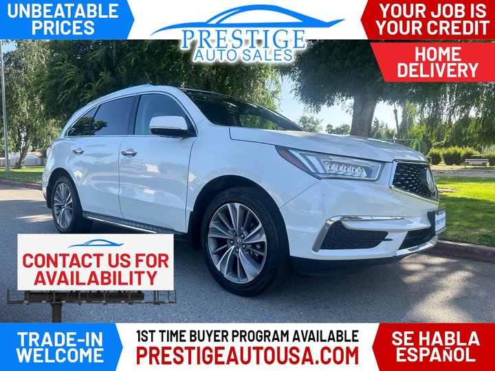 2018 ACURA MDX for sale in BAKERSFIELD