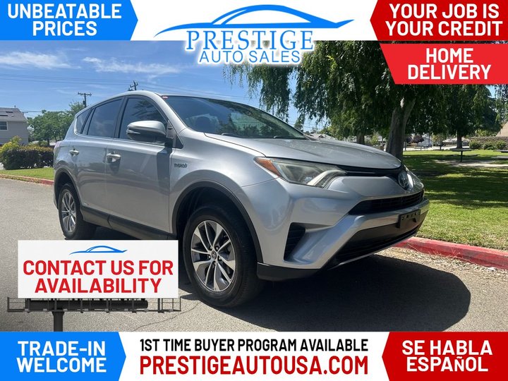 2018 TOYOTA RAV4 HYBRID for sale in BAKERSFIELD