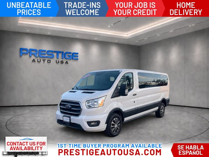 2020 FORD TRANSIT 350 PASSENGER VAN for sale in BAKERSFIELD