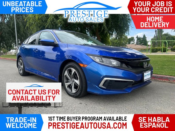2020 HONDA CIVIC for sale in BAKERSFIELD