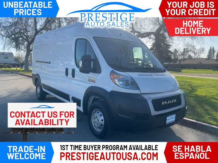 2021 RAM PROMASTER CARGO VAN for sale in BAKERSFIELD