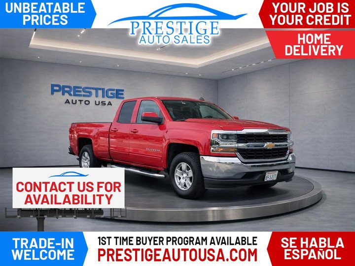 2018 CHEVROLET SILVERADO 1500 DOUBLE CAB for sale in BAKERSFIELD