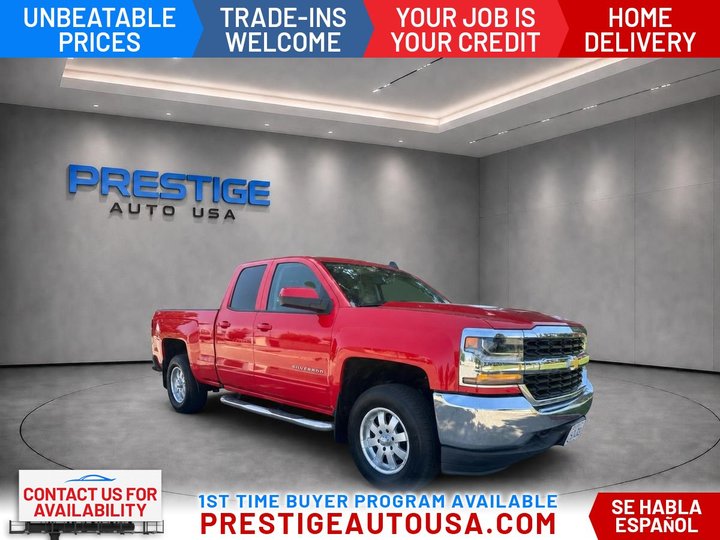 2018 CHEVROLET SILVERADO 1500 DOUBLE CAB for sale in BAKERSFIELD