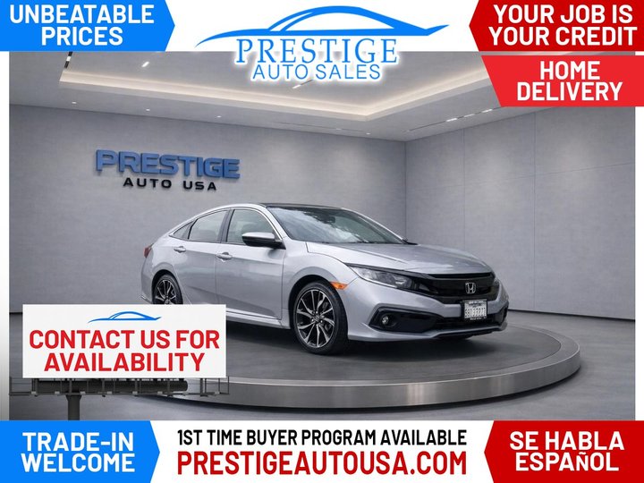 2019 HONDA CIVIC for sale in BAKERSFIELD
