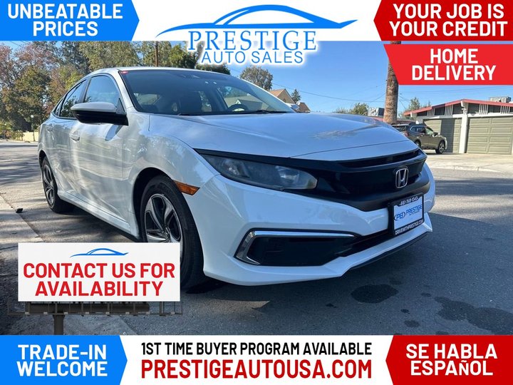 2019 HONDA CIVIC for sale in BAKERSFIELD