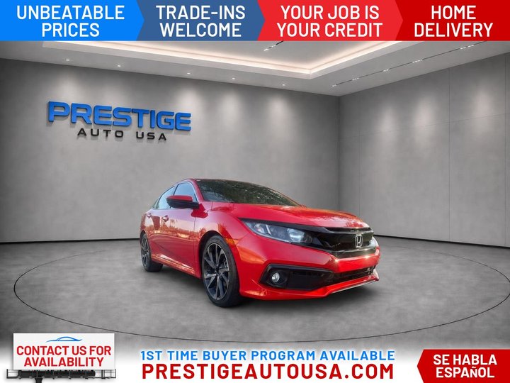 2021 HONDA CIVIC for sale in BAKERSFIELD