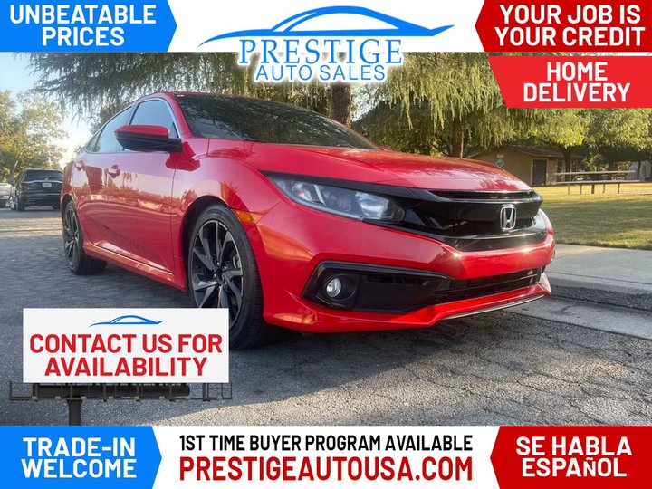 2021 HONDA CIVIC for sale in BAKERSFIELD