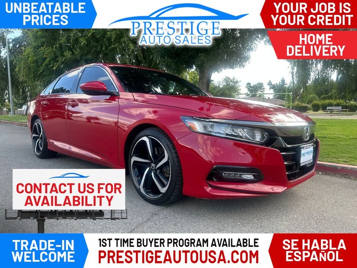 2018 HONDA ACCORD for sale in BAKERSFIELD