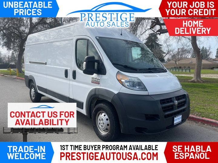 2018 RAM PROMASTER CARGO VAN for sale in BAKERSFIELD