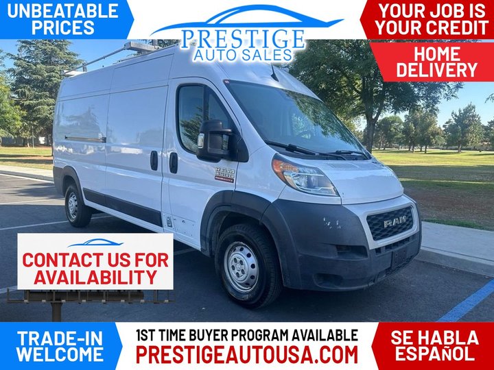 2022 RAM PROMASTER CARGO VAN for sale in BAKERSFIELD