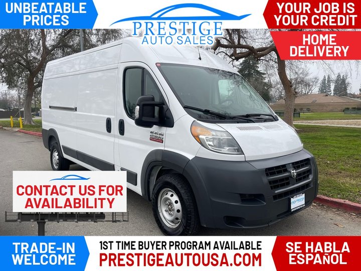 2018 RAM PROMASTER CARGO VAN for sale in BAKERSFIELD