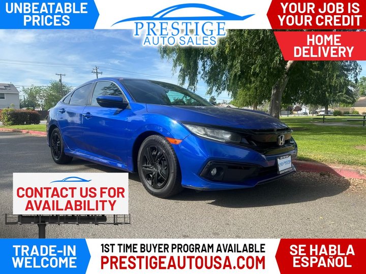 2019 HONDA CIVIC for sale in BAKERSFIELD