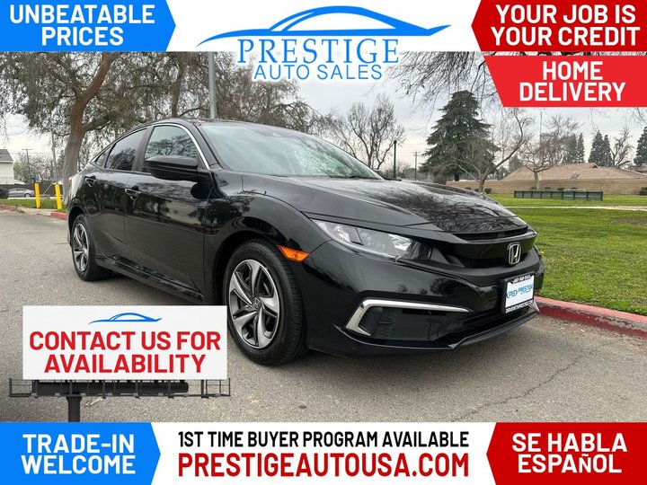 2020 HONDA CIVIC for sale in BAKERSFIELD