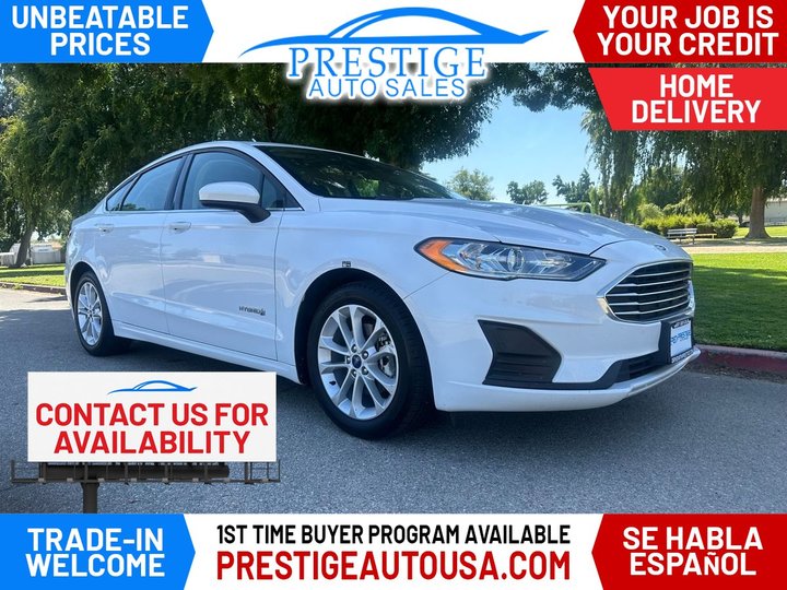2019 FORD FUSION for sale in BAKERSFIELD