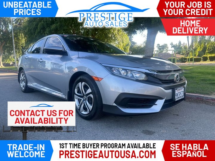 2016 HONDA CIVIC for sale in BAKERSFIELD